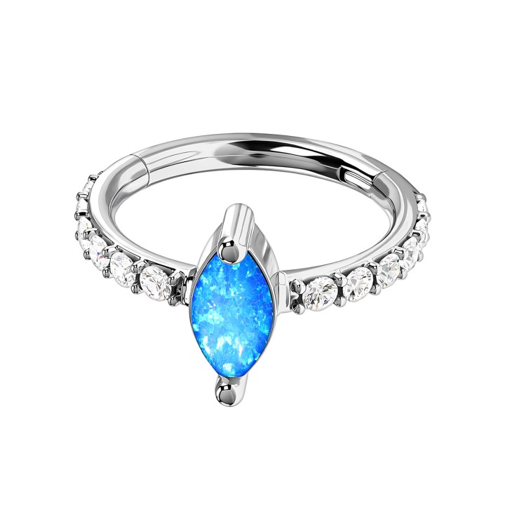 Earlobe Piercing Hoop Ear Conch Cartilage Jewelry - Silver / 16G / 10 mm