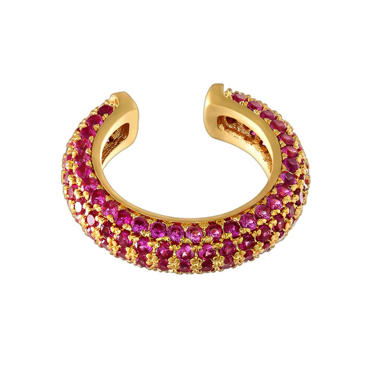 Wrap Around Jacket Minimalist Helix Hoop Ear Clip Dainty Jewelry - Gold