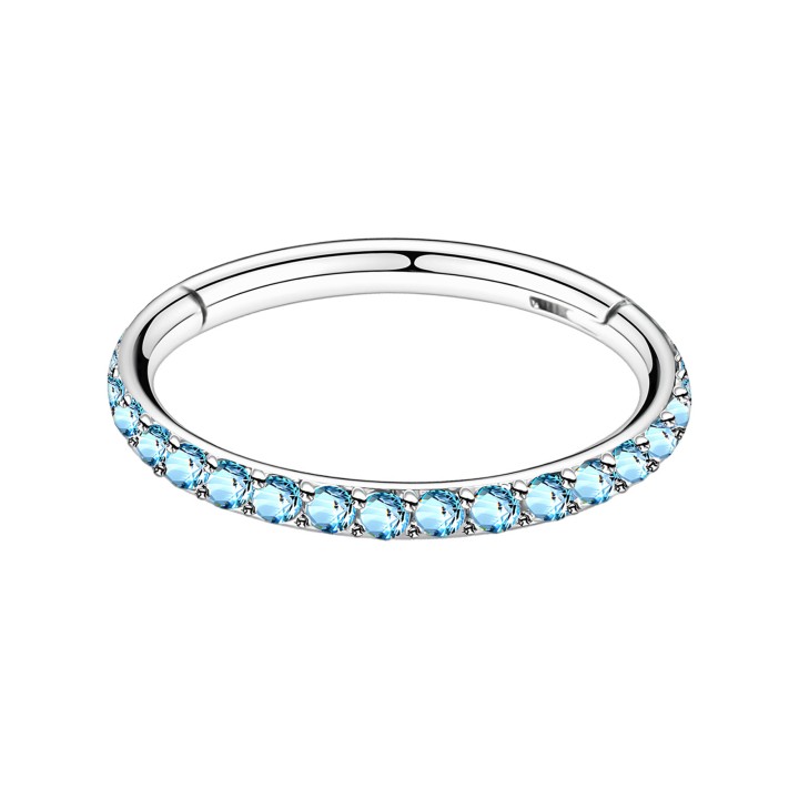 Cartilage Huggie Piercing Nostril Jewelry Conch Nose Hoop - Silver / 16G / 10 mm