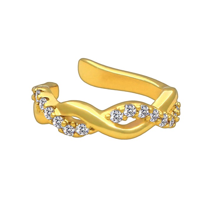 Ear Clip Cartilage Jewelry Non Pierced Wrap Dainty Minimalist Hoop - Gold