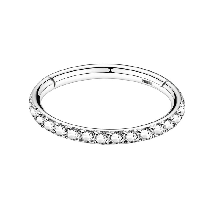 Ear Hoop Tragus Earring Nose Huggie Piercing Helix - Silver / 16G / 10 mm