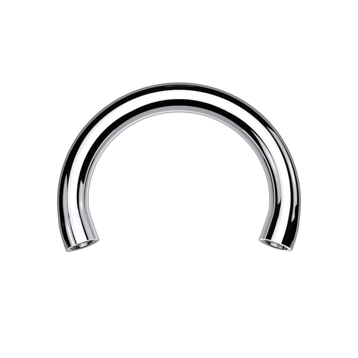 Nose Ring Ear Piercing Helix Hoop Septum Jewelry - Silver / 16G / 12 mm