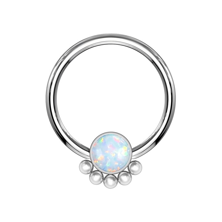 Nose Ring Daith Jewelry Piercing Hoop Septum Earring Piercing - Silver / 16G / 10 mm