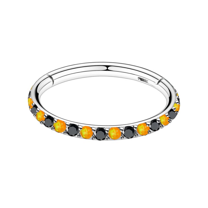 Helix Conch Piercing Earlobe Jewelry Rook Huggie Hoop - Silver / 16G / 10 mm