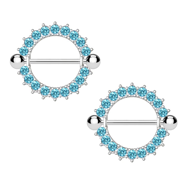 Adult Jewelry Nipple Barbell Piercing Bar Intimate - Silver