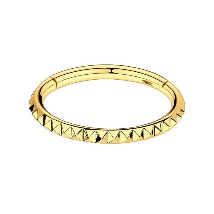 Helix Earring Piercing Rook Huggie Conch Jewelry - Gold / 16G / 08 mm