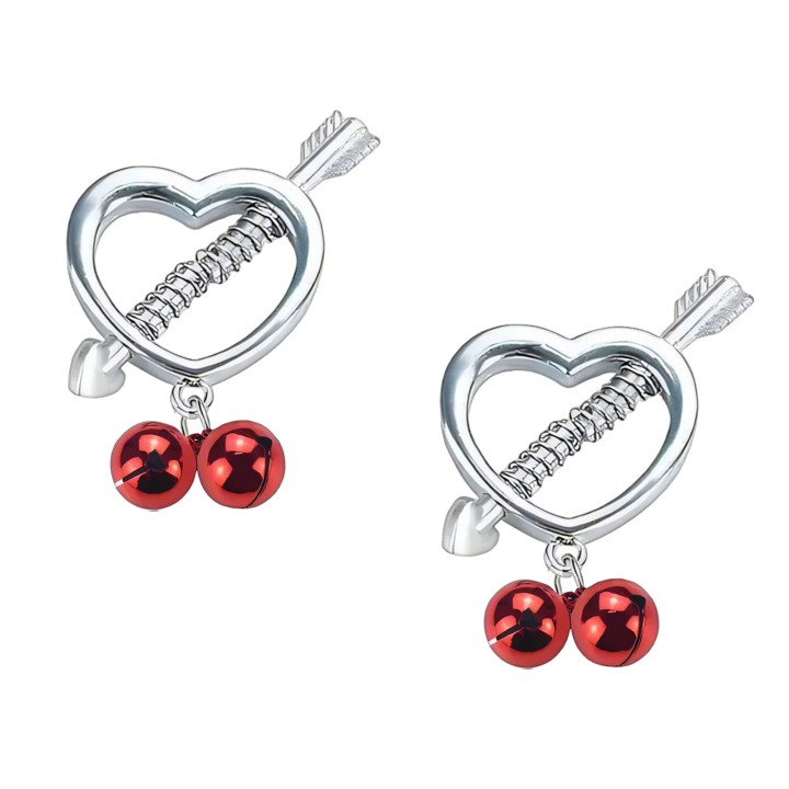 BDSM Erotic Adult Nipple Decor Sexy Intimate Piercing - Red