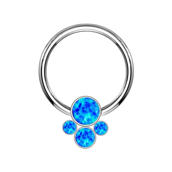 Daith Hoop Septum Jewelry Piercing Ring Nose Hoop Piercing - Silver / 16G / 10 mm