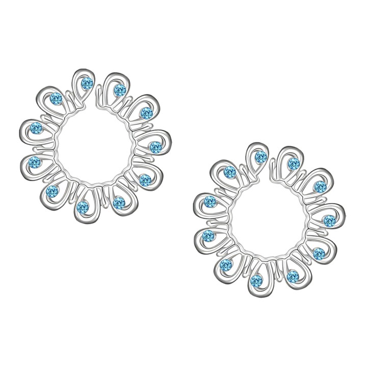 Nipple Weights Decor Adult BDSM Erotic Sexy Jewelry - Blue