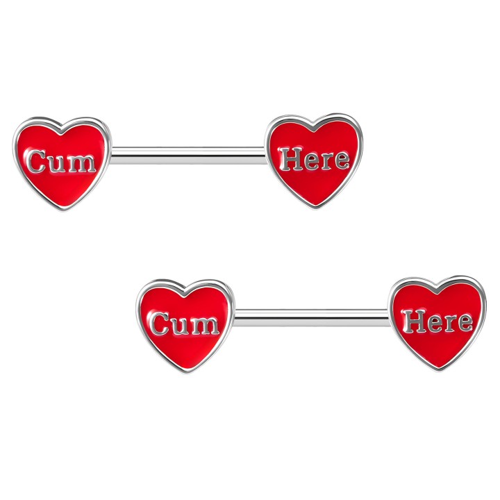 Breast Piercing Nipple Jewelry Ring Sexy Bar - Silver
