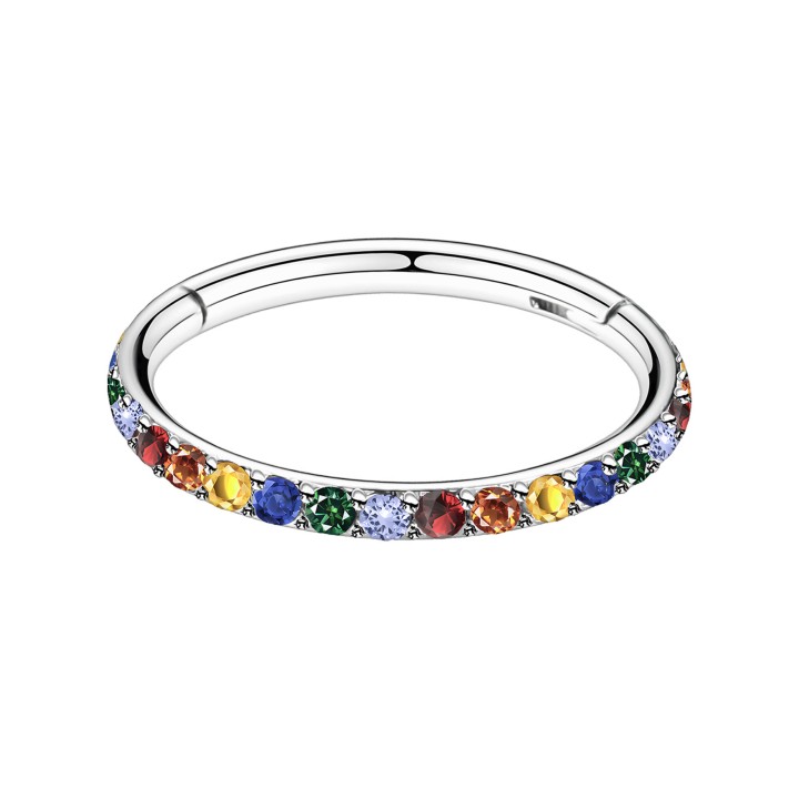 Nose Conch Jewelry Piercing Hoop Tragus Earlobe Ring - Silver / 16G / 10 mm