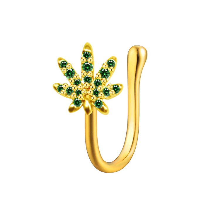 Clip-On Ring Faux Nose Jewelry - Style 13