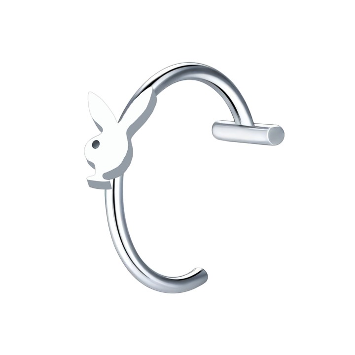 Labret Body Jewelry Faux No Piercing Chic Hugger Cuff - Silver / 18G / 10 mm