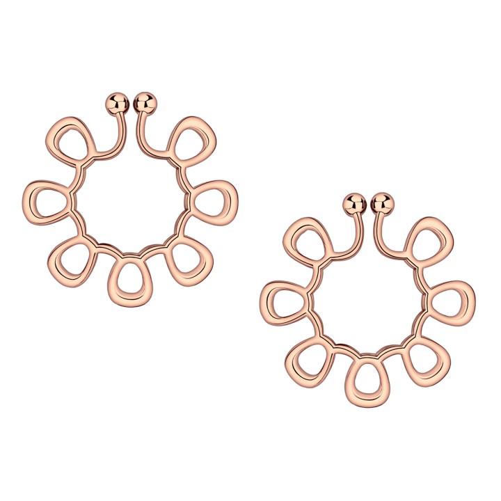 Adult Jewelry Nipple Decor BDSM Erotic Sexy Piercing Faux Piercing - Rose Gold