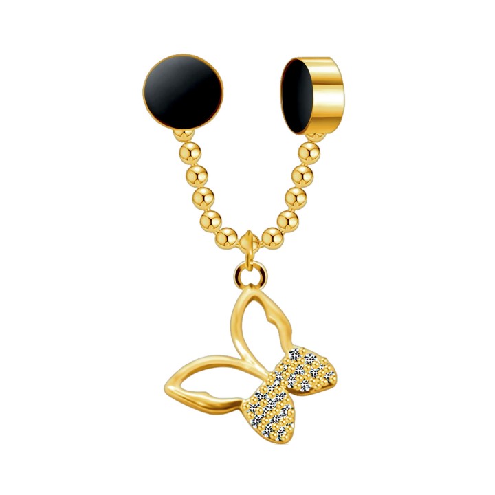 Faux Cuff Clip-On Nose Temporary Ring Non-Piercing Hugger - Style 4