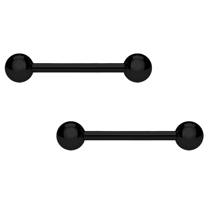 Intimate Piercing Fetish BDSM Erotic - Black / 19 mm