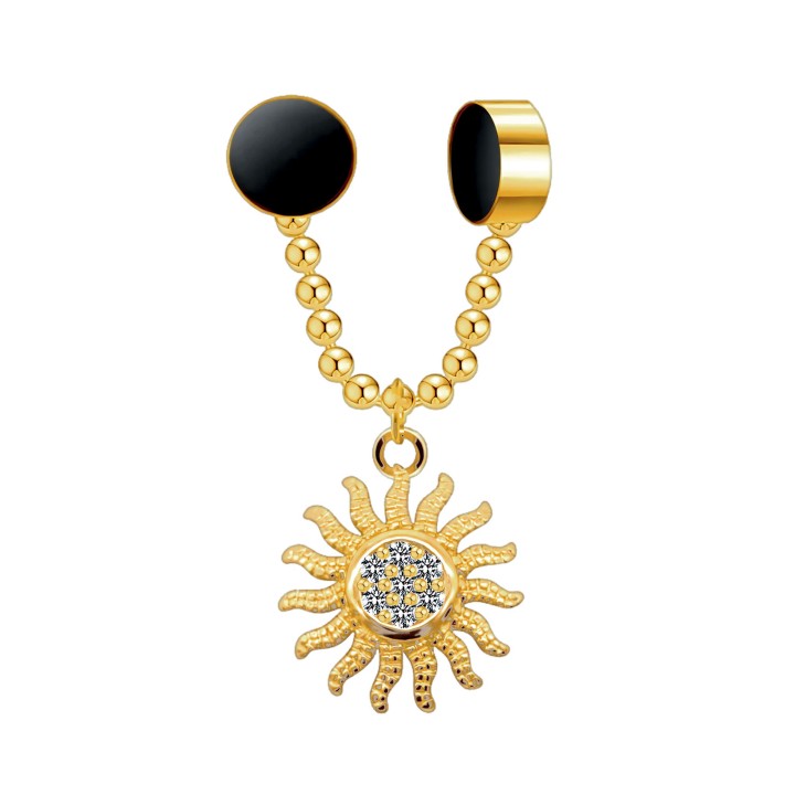 Fashion Piercing Clip-On Nose Hugger Non-Piercing Ring - Style 6