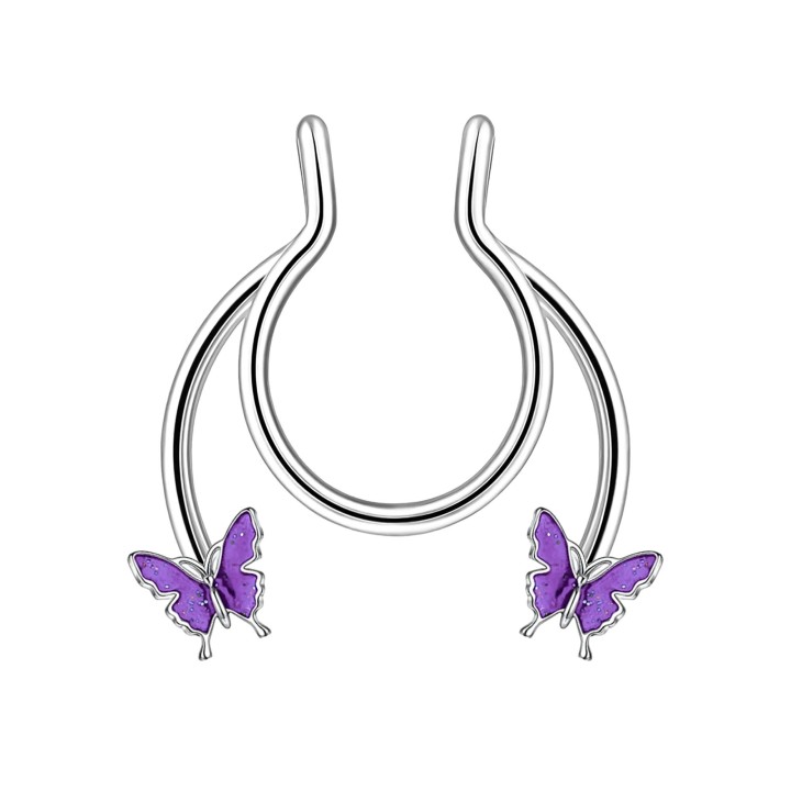 Faux Nose Ring Non-Piercing Temporary Fashion - Style 4