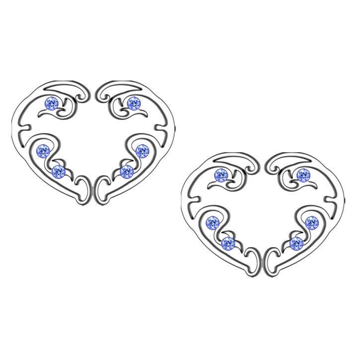 Weights Fetish Jewelry Clamps Faux Piercing - Blue