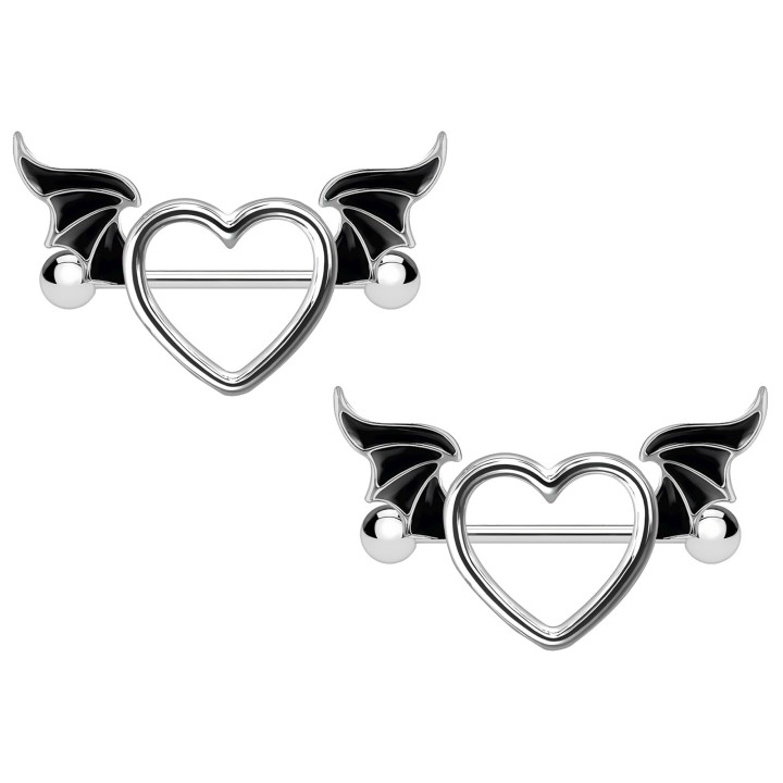 Barbell Decor Straight Fetish BDSM Erotic - Silver