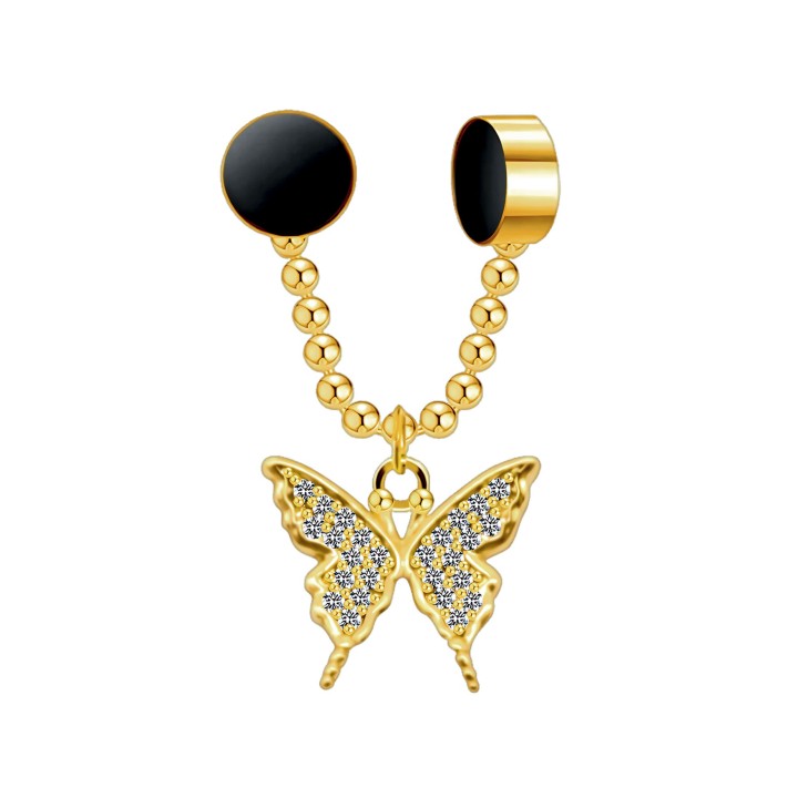 Clip-On Nose Piercing Jewelry Hugger Cuff - Style 10