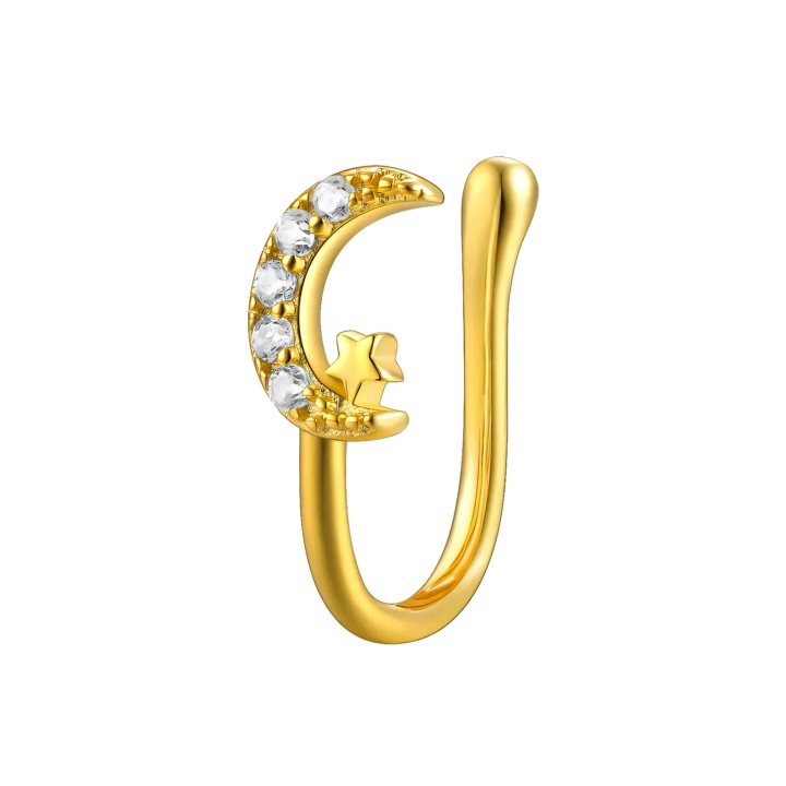 Jewelry Faux Nose Ring Piercing Temporary - Style 1