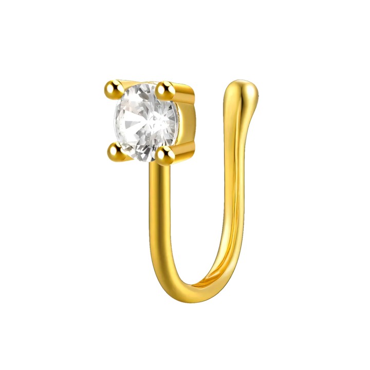 Clip-On Piercing Hugger Ring Temporary - Style 5