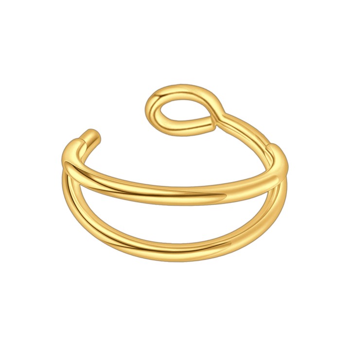 Faux Nose Temporary No Piercing Jewelry - Gold