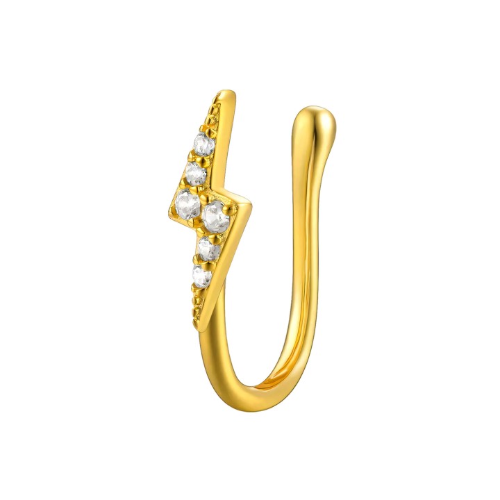 Clip-On Piercing Hugger Ring Temporary - Style 6