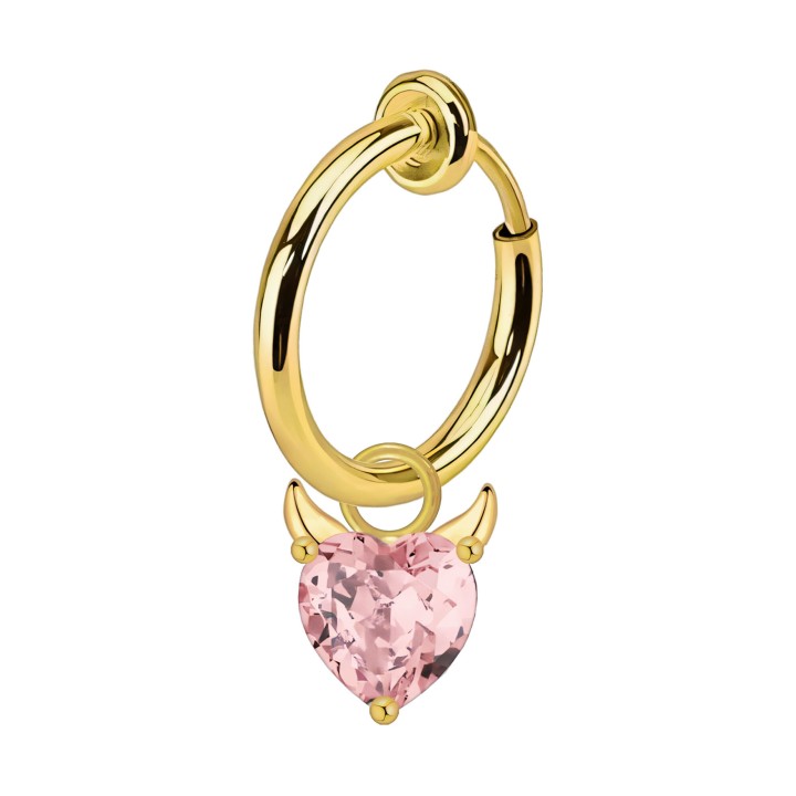 Decoration Piercing Hugger Septum Temporary - Style4 / Pink