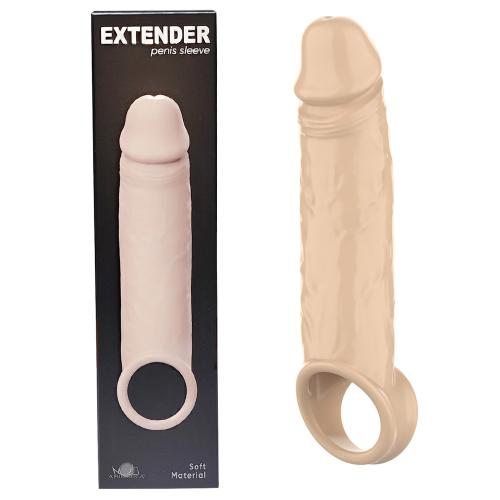 Extender Vibrating Penis Sleeve Flesh