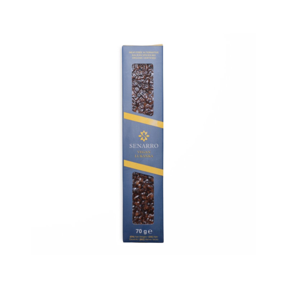 Organic Vegan Lukanika, 70 g, Senarro