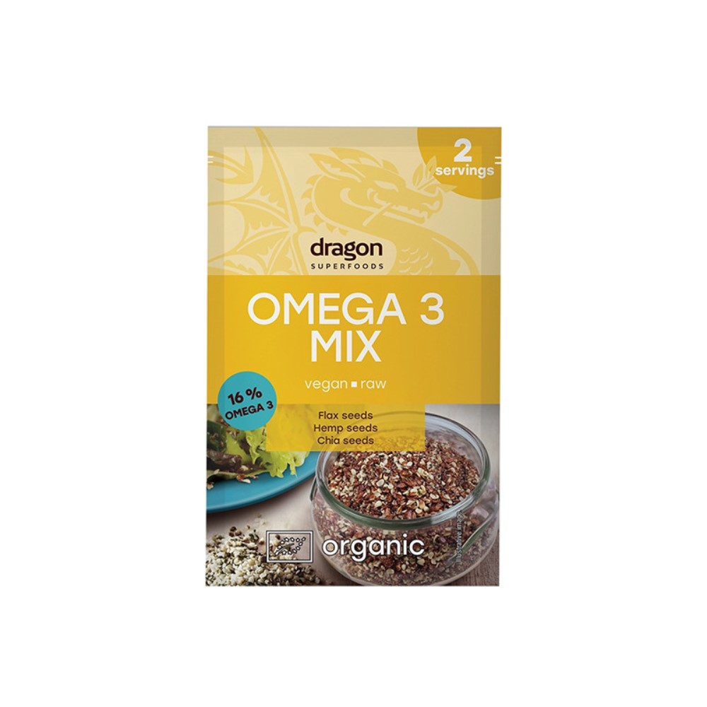Organic Omega 3 Mix, 30 g, Dragon Superfoods