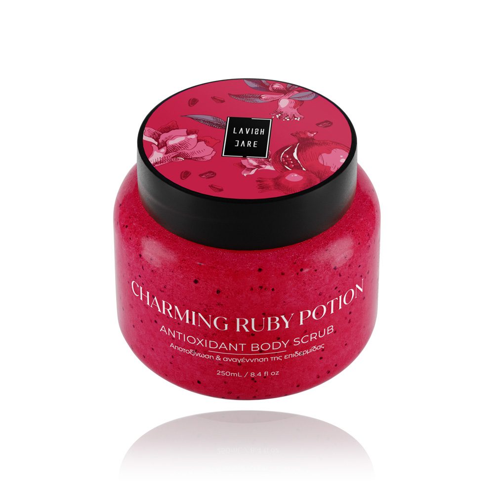 Lavish Care Body Scrub Charming Ruby Potion - Antioxidant 250ml