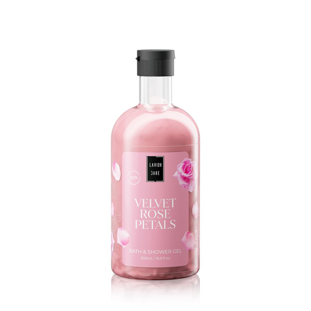 Lavish Care Bath & Shower gel Velvet Rose Petals 500ml