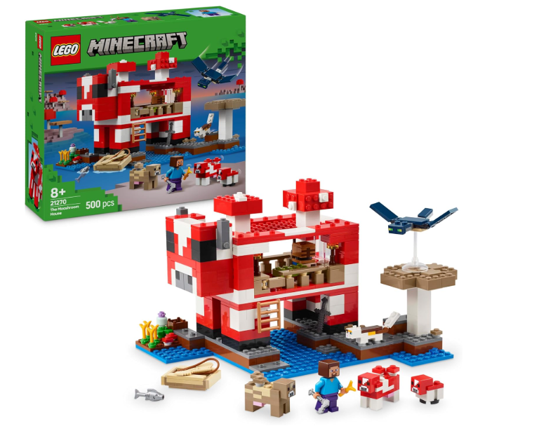 LEGO MINECRAFT THE MASHROOM HOUSE 500PCS 21270 8+
