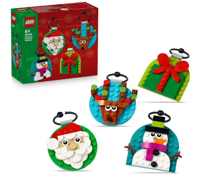 LEGO XMAS SEASON AND OCCASIONS XMAS ORNAMENT SELECTION 40744 6+