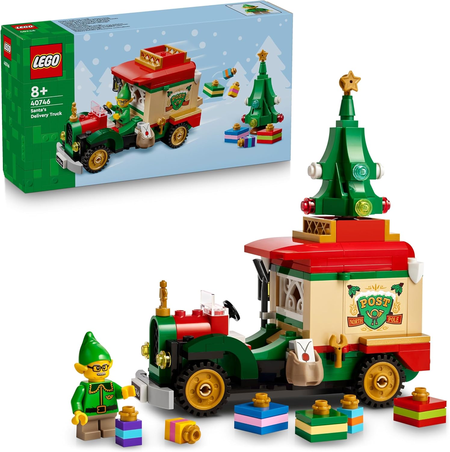 LEGO XMAS SEASON AND OCCASIONS SANTA DELIVERY TRUCK 40746 8+