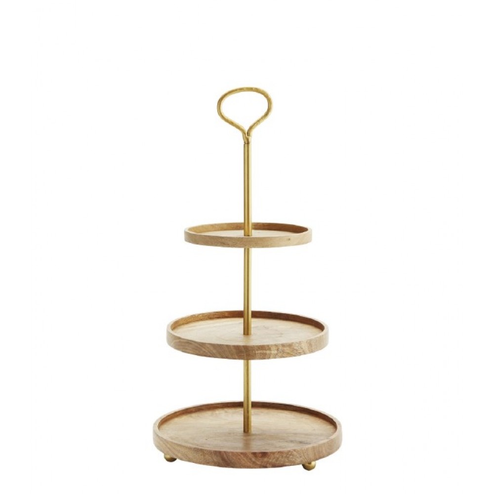 ETAGERE WITH WOODEN PLATES