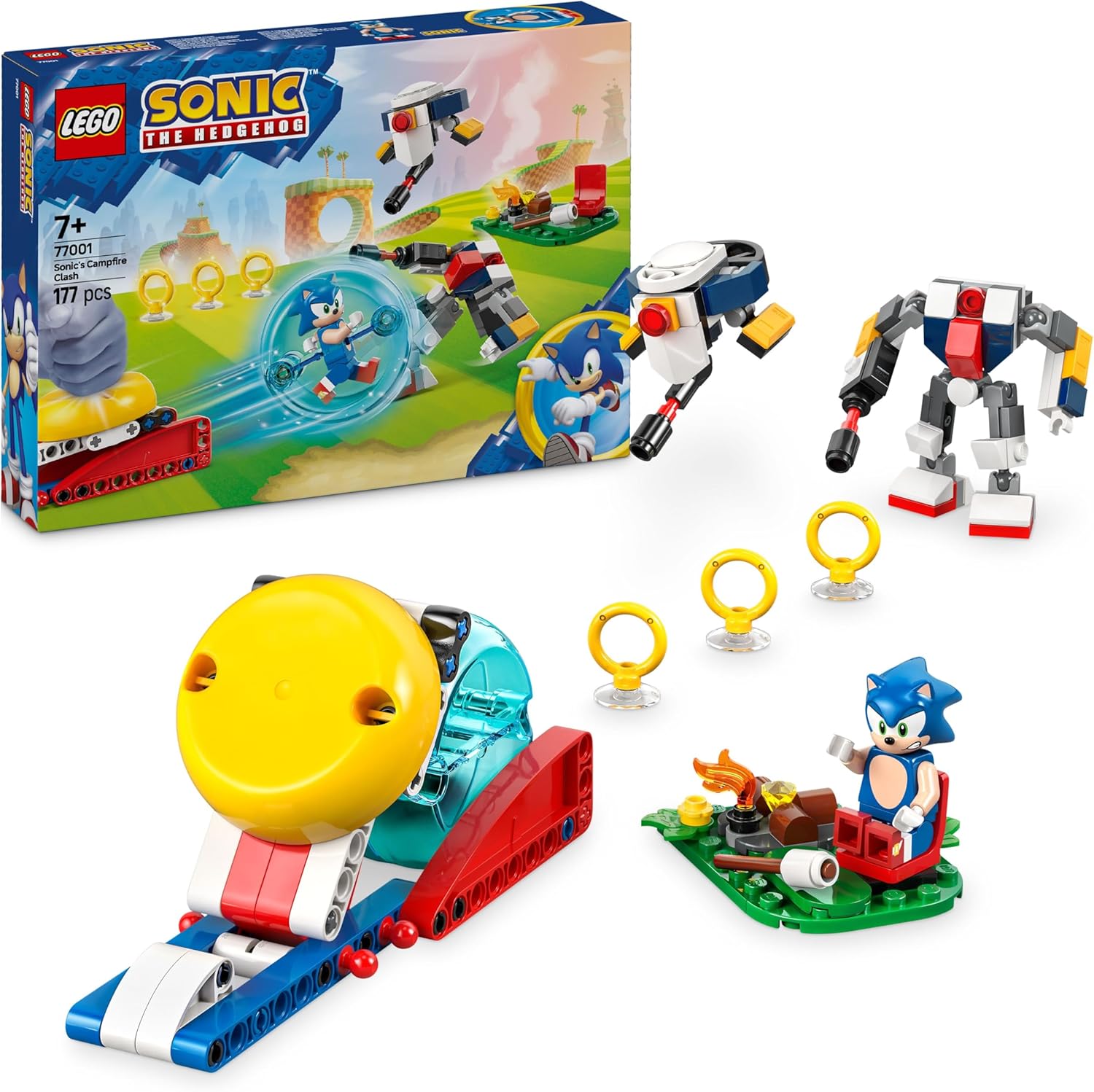 LEGO SONIC THE HEDGEHOG SONICS CAMPFIRE CLASH 77001 177PCS 7+