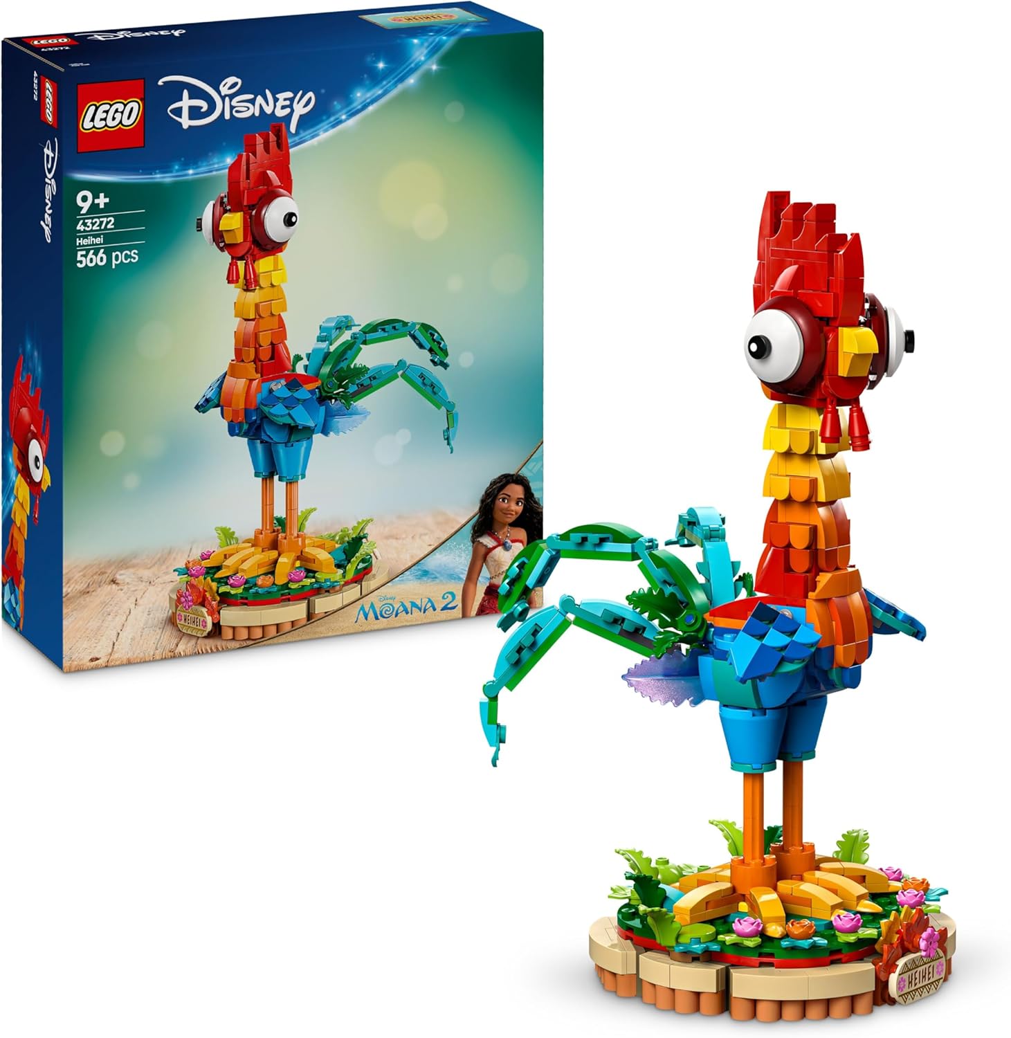 LEGO DISNEY PRINCESS MOANA HEIHEI 43272 566PCS 9+