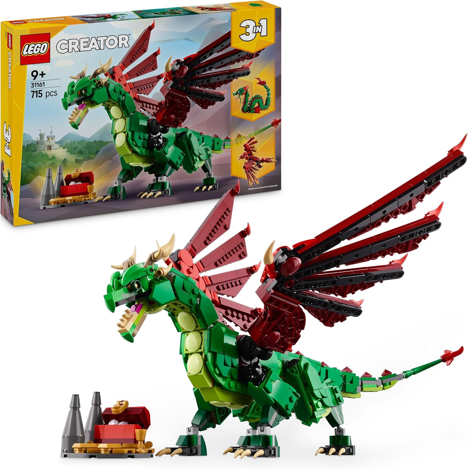 LEGO GREATOR DRAGON 715PCS 31161 8+