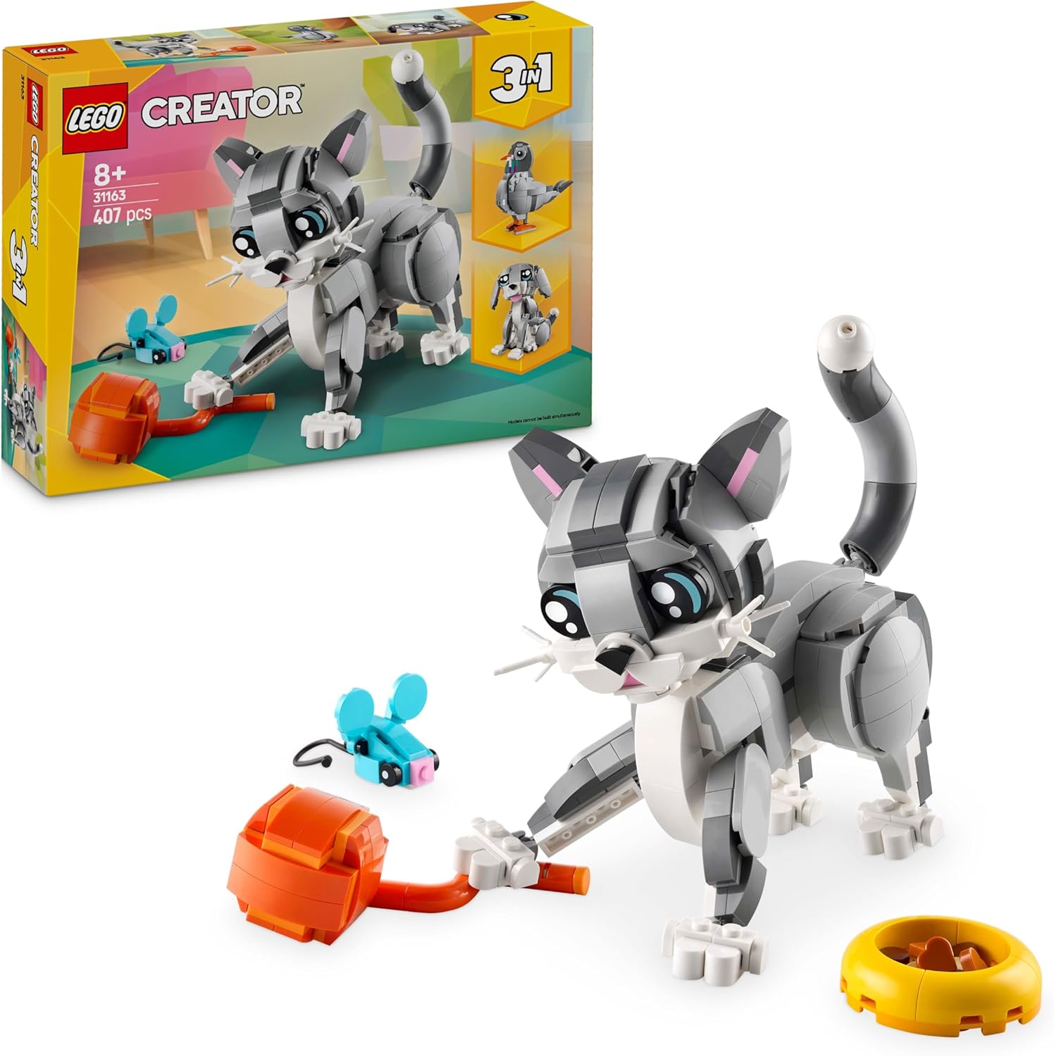 LEGO GREATOR PLAY FULL CAT 407PCS 31163 8+