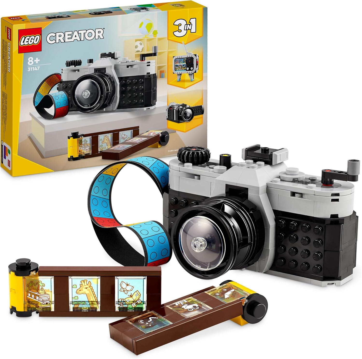 LEGO CREATOR RETRO CAMERA 3 IN 1 TOY 31147 8+