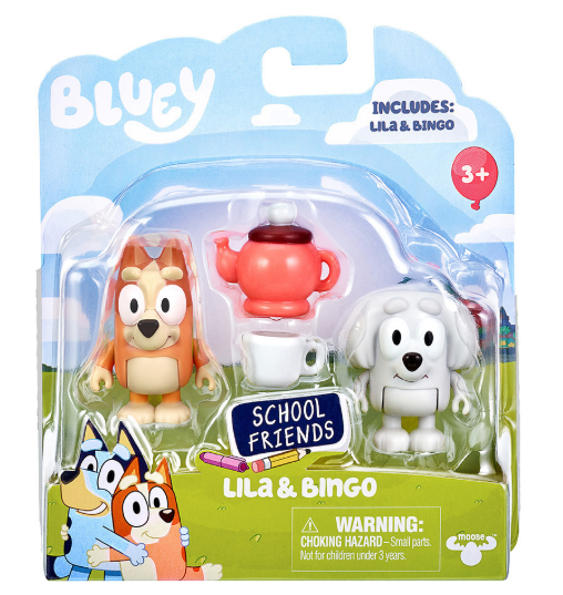 BLUEY LILA AND BINGO 2 PACK FIGURE