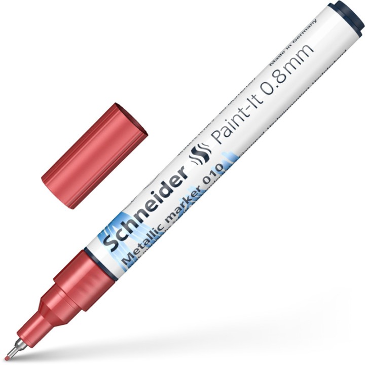 Schneider Metallic Marker Red Fine Tip 0,8 Mm Paint-It 010