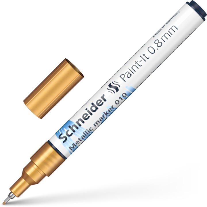 Schneider Metallic Marker Gold Fine Tip 0,8 Mm Paint-It 010