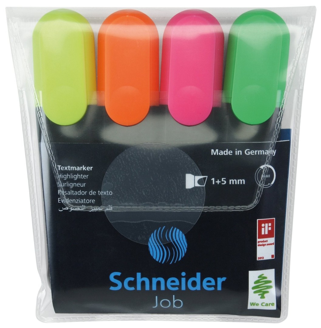 Schneider Highlighter Wallet Job X4