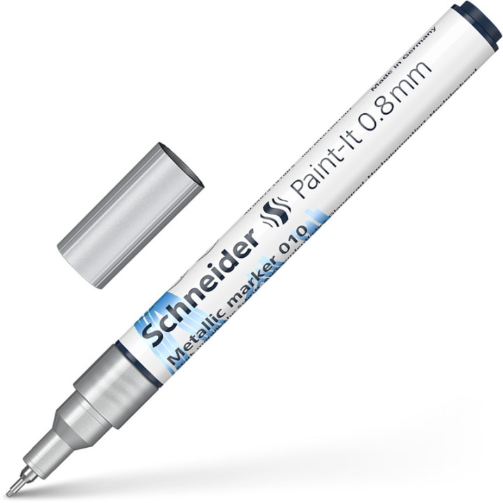 Schneider Metallic Marker Silver Fine Tip 0,8 Mm Paint-It 010