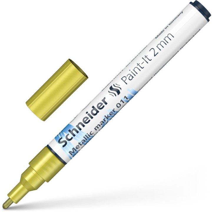 Schneider Metallic Marker Yellow Bullet Tip 2Mm Paint-It 011